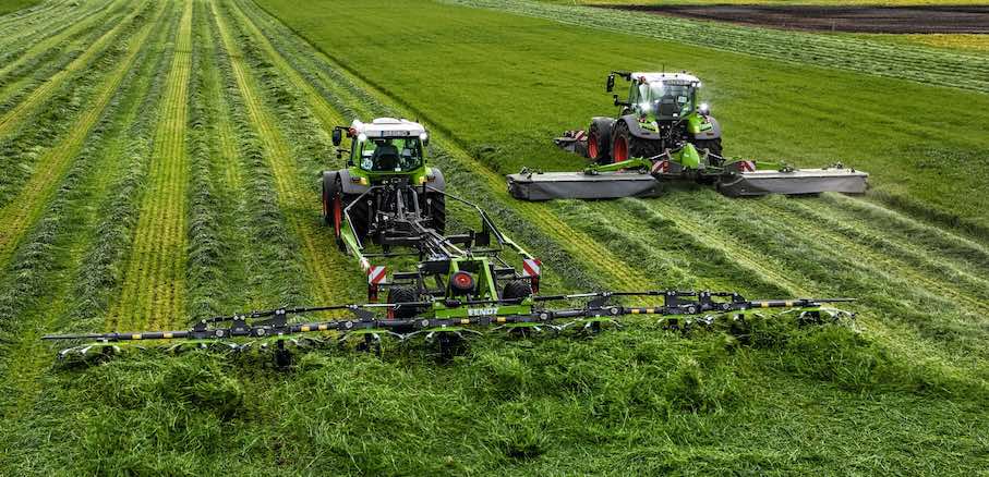 noticias maquinaria segadoras y rastrillos hileradores Fendt