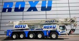 noticias maquinaria Grúas Roxu adquiere la primera grúa móvil LTM 1150-5.3