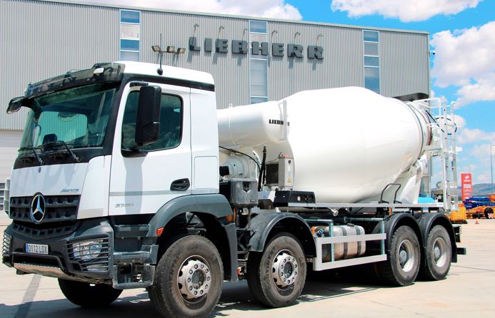 noticias maquinaria Mortero Bensec hormigonera HTM 905 de Liebherr