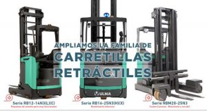 noticias maquinaria carretillas retráctiles de Mitsubishi