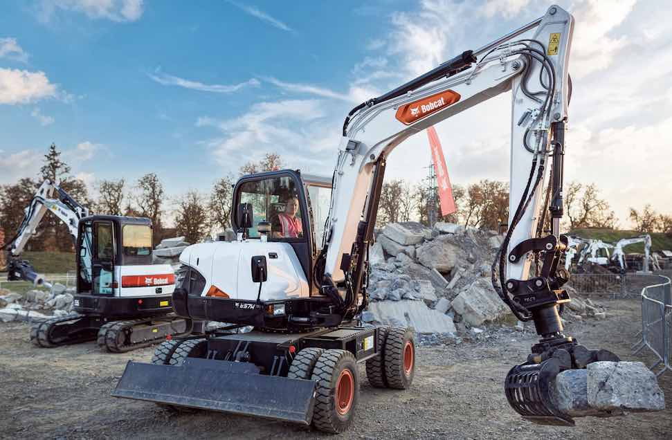 noticias maquinaria excavadora de ruedas de 6 toneladas de Bobcat