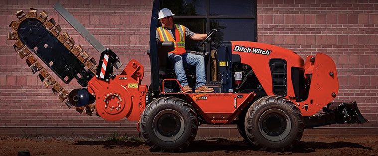 noticias maquinaria Ditch Witch RT70