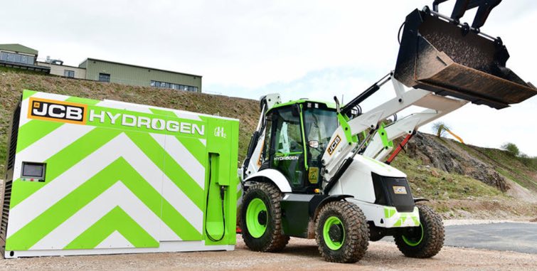 noticias maquinaria JCB HYDROGEN