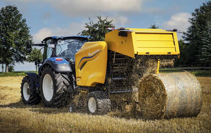 noticias maquinaria New Holland rotoempacadora de cámara fija Roll-Bar 125