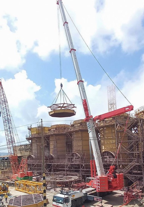 noticias maquinaria grúa Liebherr LTM 1400-7.1