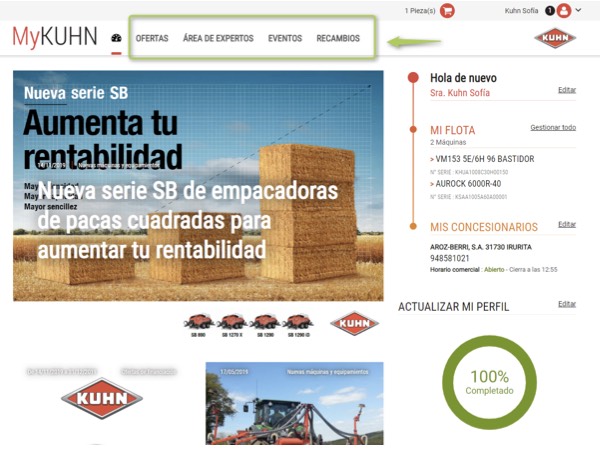 noticias maquinaria plataforma online MyKuhn
