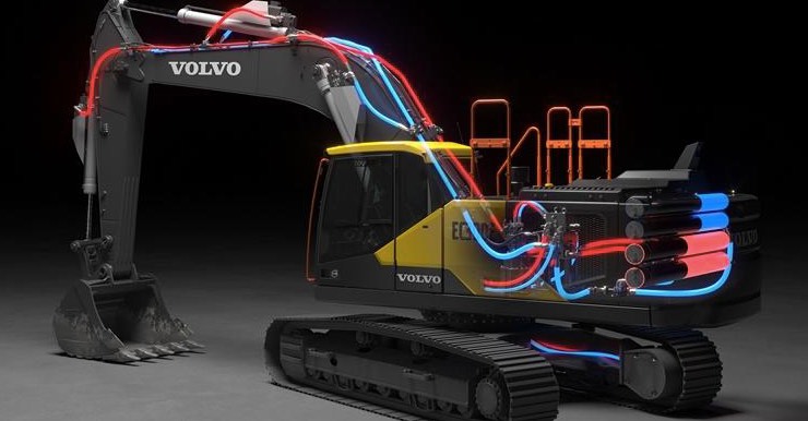 noticias maquinaria sistema electrohidráulico excavadoras Volvo