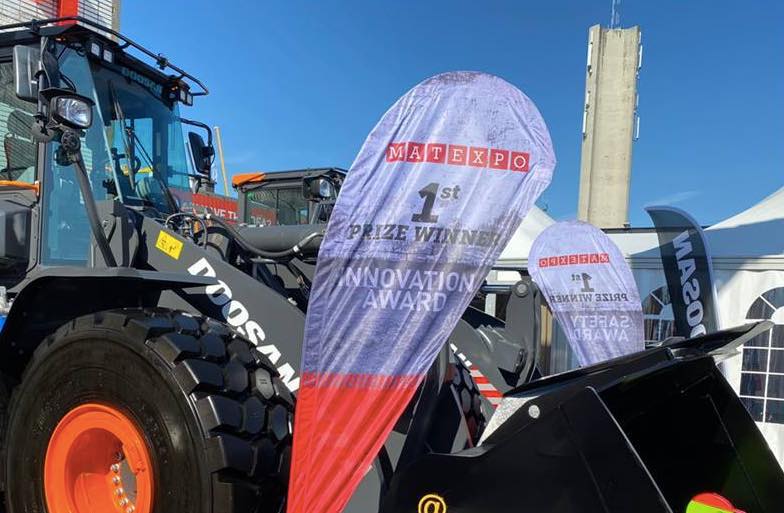 noticia maquinaria El ‘cucharón transparente’ de Doosan premios Matexpo