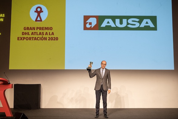 noticias maquinaria AUSA Gran Premio DHL Atlas Exportación