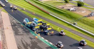 noticias maquinaria Máquinas de Wirtgen, Vögele, Hamm y Benninghoven en Silverstone