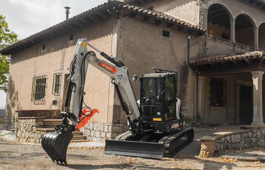 noticias maquinaria Miniexcavadora Bobcat E55z Aserpoz