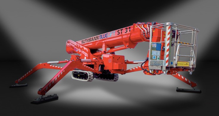 noticias maquinaria RUTHMANN plataforma de orugas BLUELIFT ST 31