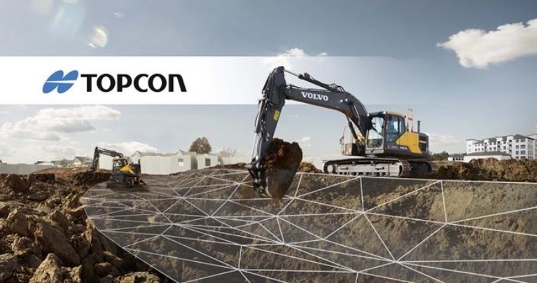 noticias maquinaria Topcon 3D-MC con Volvo Active Control