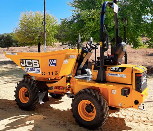 noticias maquinaria dumper JCB 3T-2