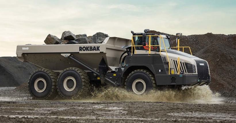 noticias maquinaria dúmperes rokbak
