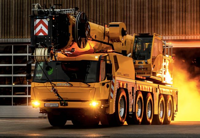 noticias maquinaria grúa Grove GMK5150XL