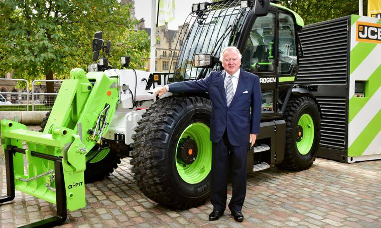 noticias maquinaria motor de hidrógeno súper eficiente de JCB
