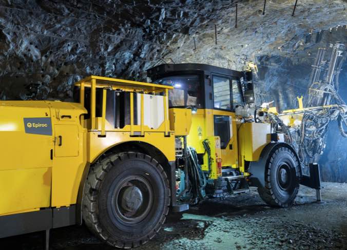 noticias maquinaria perforación epiroc Suecia