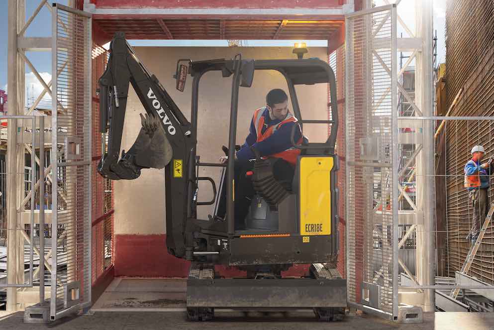 noticias maquinaria volvo ce ECR18