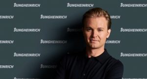 noticia maquinaria Nico Rosberg embajador de Jungheinrich