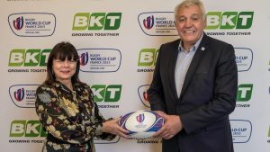 noticias maquinaria BKT proveedor oficial de la Copa del Mundo de Rugby