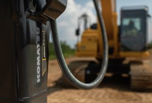 noticias maquinaria Komatsu martillos hidráulicos para excavadoras