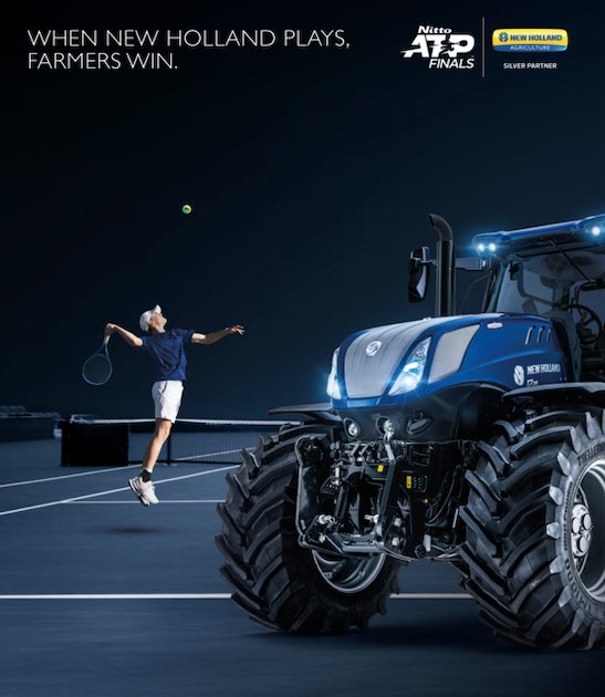 noticias maquinaria New Holland Nitto ATP Finals
