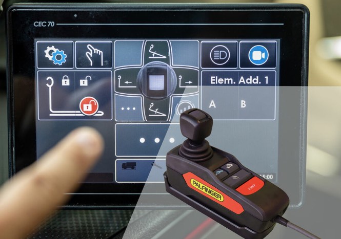 noticias maquinaria PAD- Touch para Polibrazos de PALFINGER