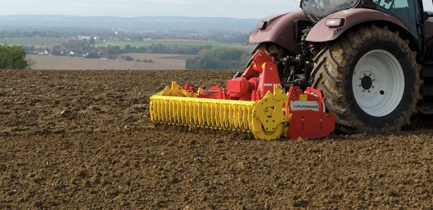 noticias maquinaria PÖTTINGER gradas rotativas plegables LION