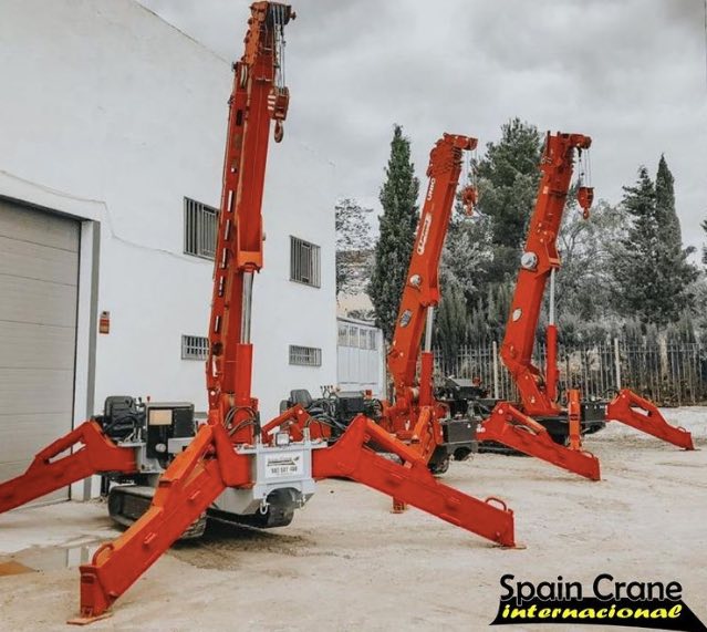 noticias maquinaria Spain Crane Internacional en Smopyc 2021