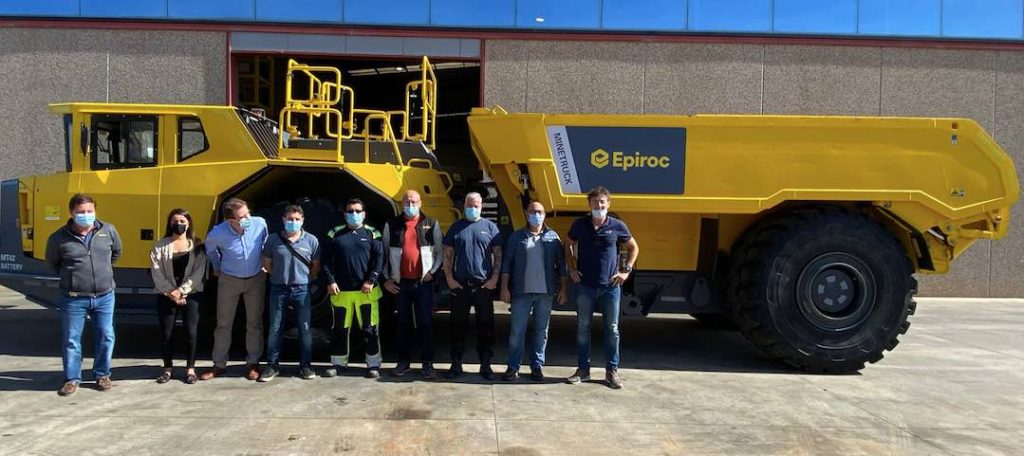 noticias maquinaria camión eléctrico MT42B de Epiroc