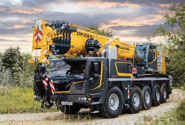 noticias maquinaria grúa móvil Liebherr LTM 1110-5.2