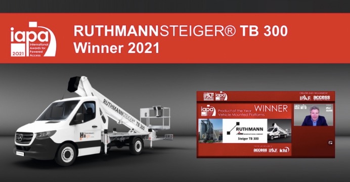 noticias maquinaria plataforma RUTHMANN STEIGER® TB 300