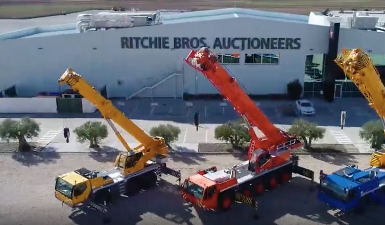 noticias maquinaria subasta de Ritchie Bros en España
