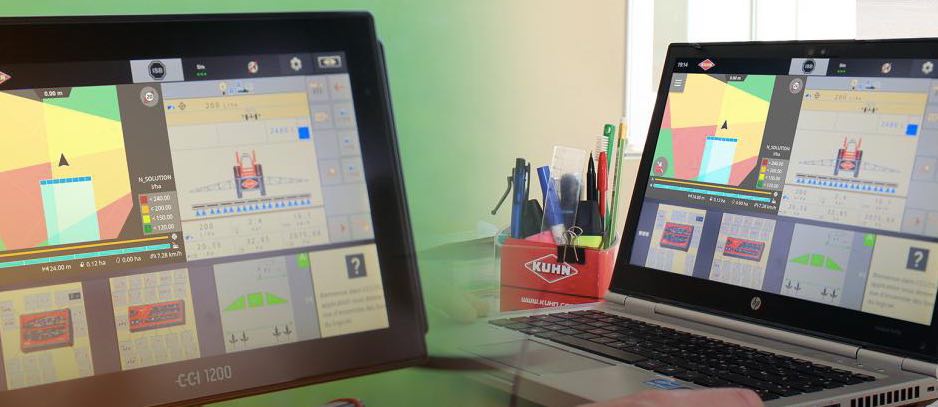 noticias maquinaria KUHN con DKE-Data y MyEasyFarm