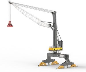 noticias maquinaria gruas portico Liebherr LPS 800