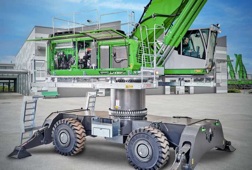 noticias maquinaria manipulador de materiales 865 E HYBRID de SENNEBOGEN