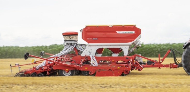 noticias maquinaria sembradoras neumáticas para mantillo TERRASEM de PÖTTINGER