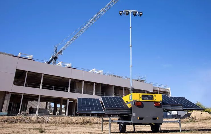 noticias maquinaria torres de iluminación solares HiLight S2+