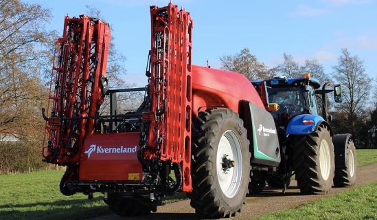 noticias maquinaria KVERNELAND pulverizador arrastrado iXtrack T4