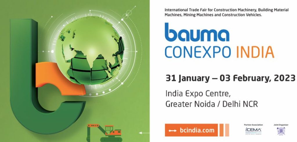 noticias maquinaria bauma CONEXPO INDIA 2023