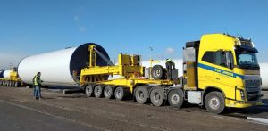 noticias maquinaria Mega Windmill Trailer MWT-XL de Nooteboom