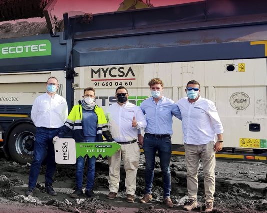 noticias maquinaria Mycsa Criba Terex Ecotec TTS 620 Levantina de Maquinaria.