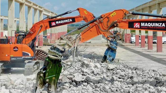 noticias maquinaria demoledor de hormigón Maquinza
