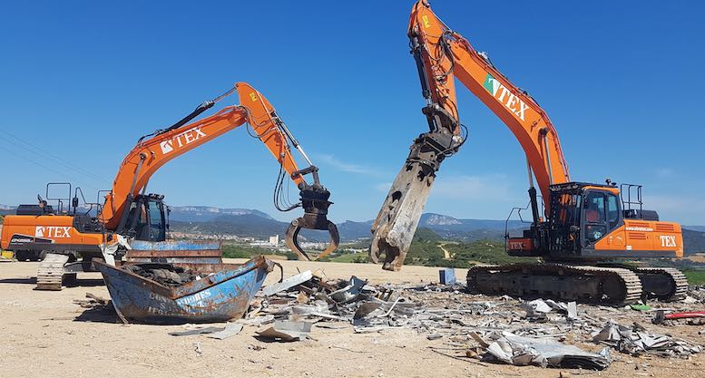 noticias maquinaria excavadoras doosan TEX