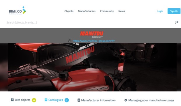 noticias maquinaria BIM de Manitou