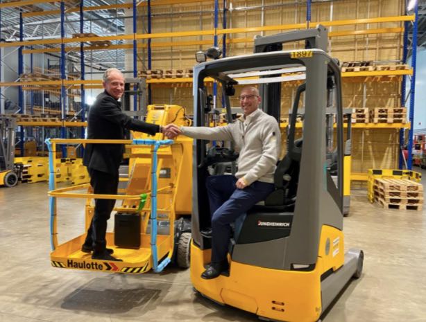 noticias maquinaria Haulotte se asocia con Jungheinrich