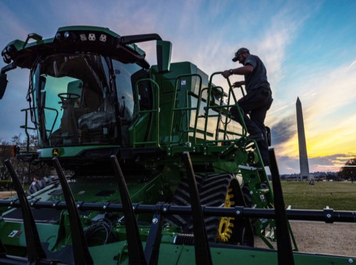 noticias maquinaria John Deere en el National Mall