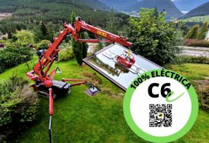 noticias maquinaria Spain Crane mini grúa C6e eléctrica