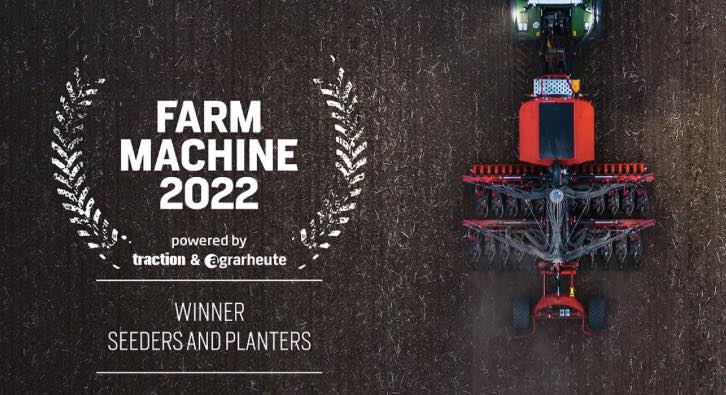 noticias maquinaria Väderstad Proceed, premio Farm Machine 2022